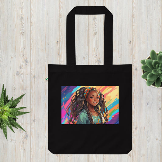 Organic fashion tote bag