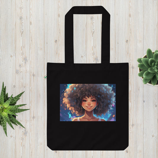 Organic fashion tote bag