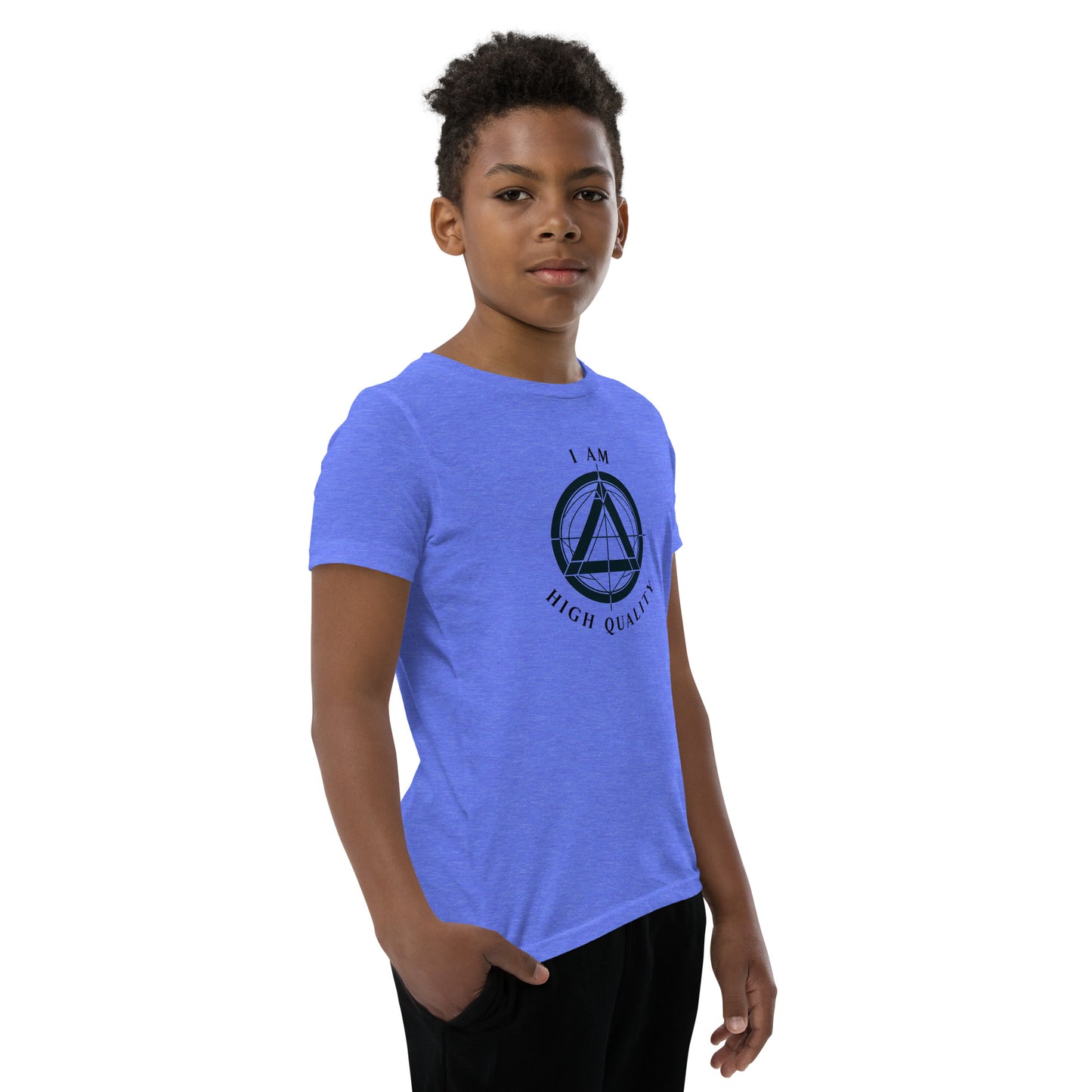 I Am High quality Youth Short Sleeve T-Shirt