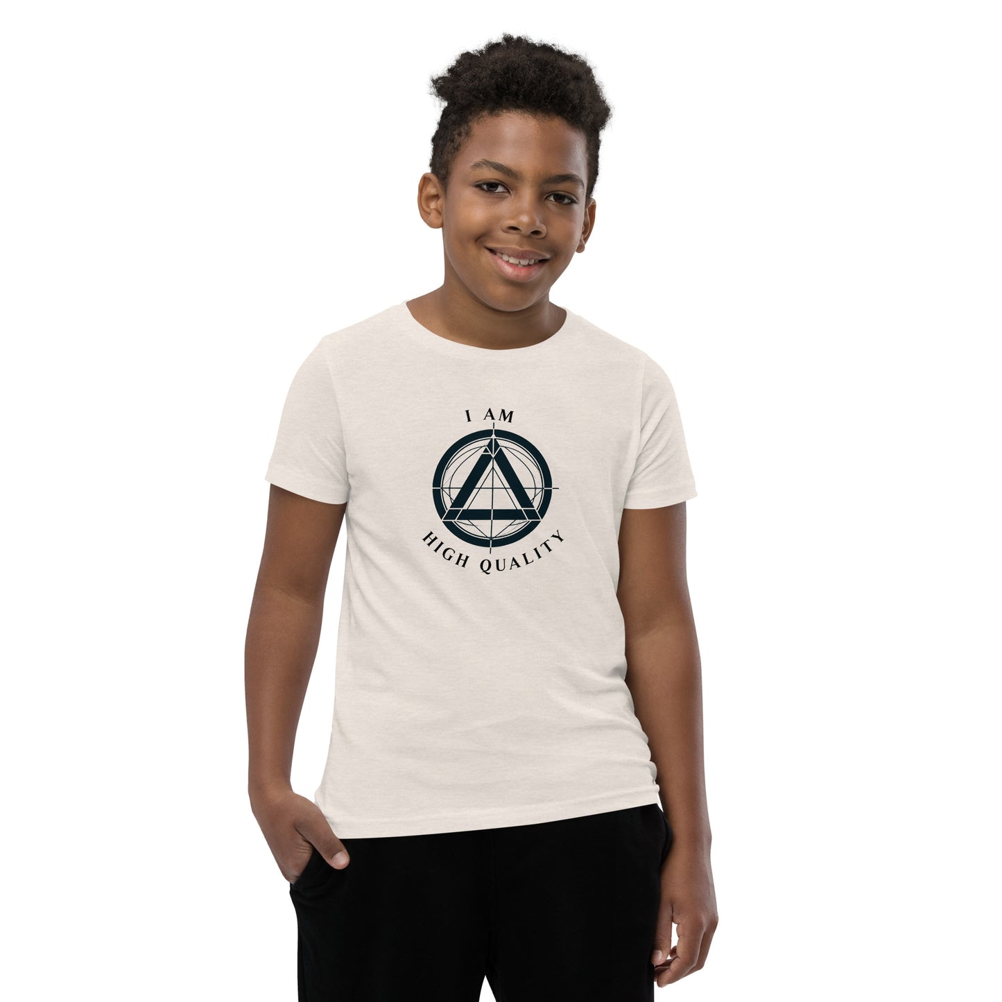 I Am High quality Youth Short Sleeve T-Shirt