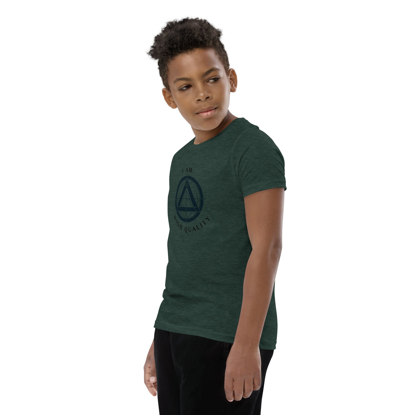 I Am High quality Youth Short Sleeve T-Shirt