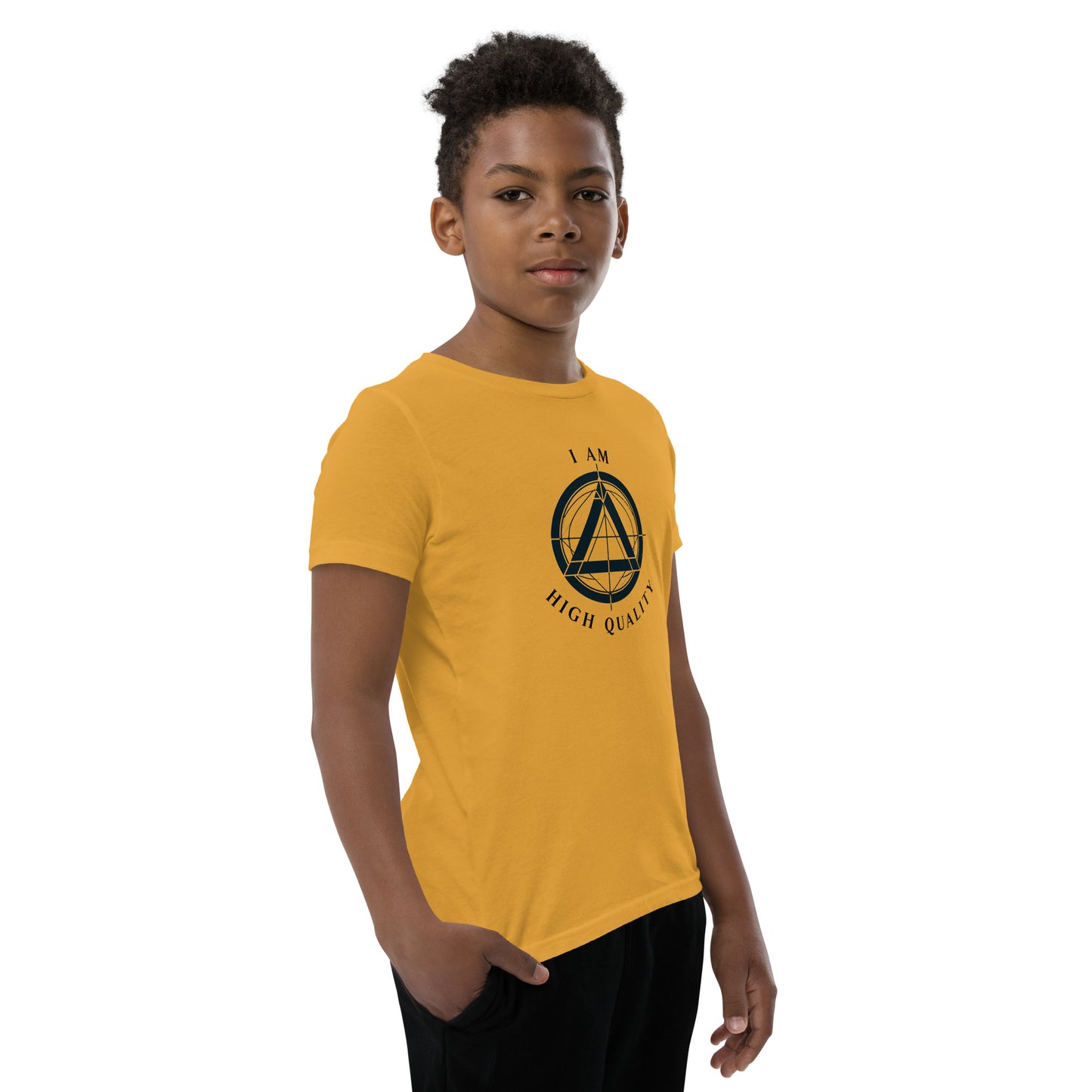 I Am High quality Youth Short Sleeve T-Shirt