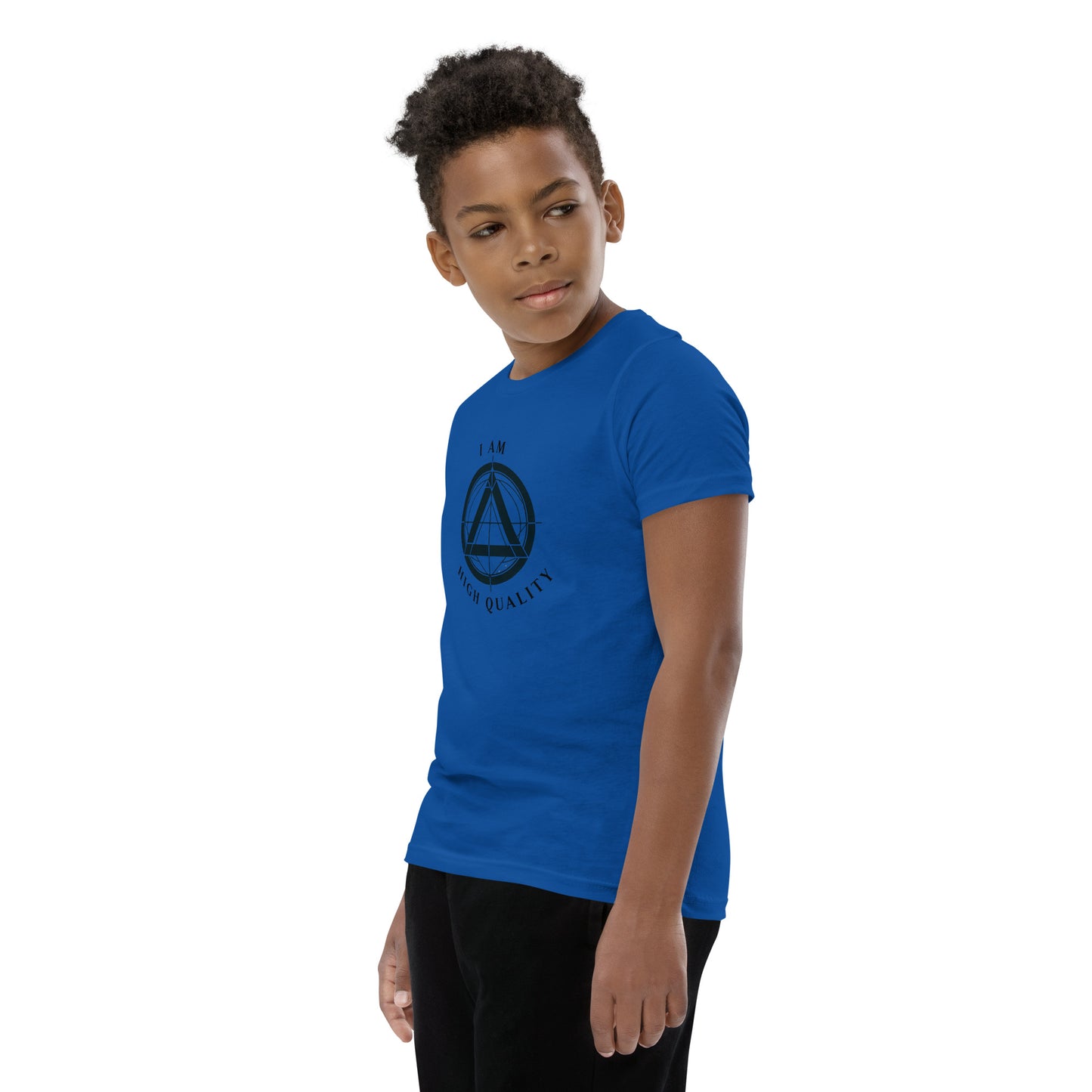 I Am High quality Youth Short Sleeve T-Shirt