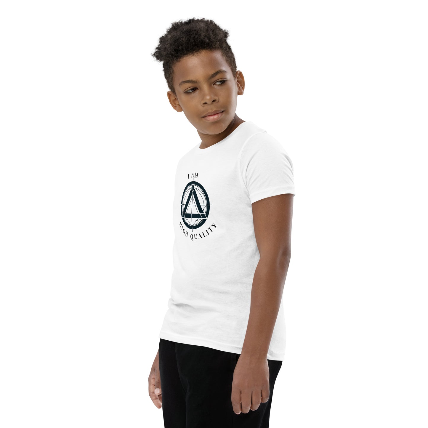 I Am High quality Youth Short Sleeve T-Shirt