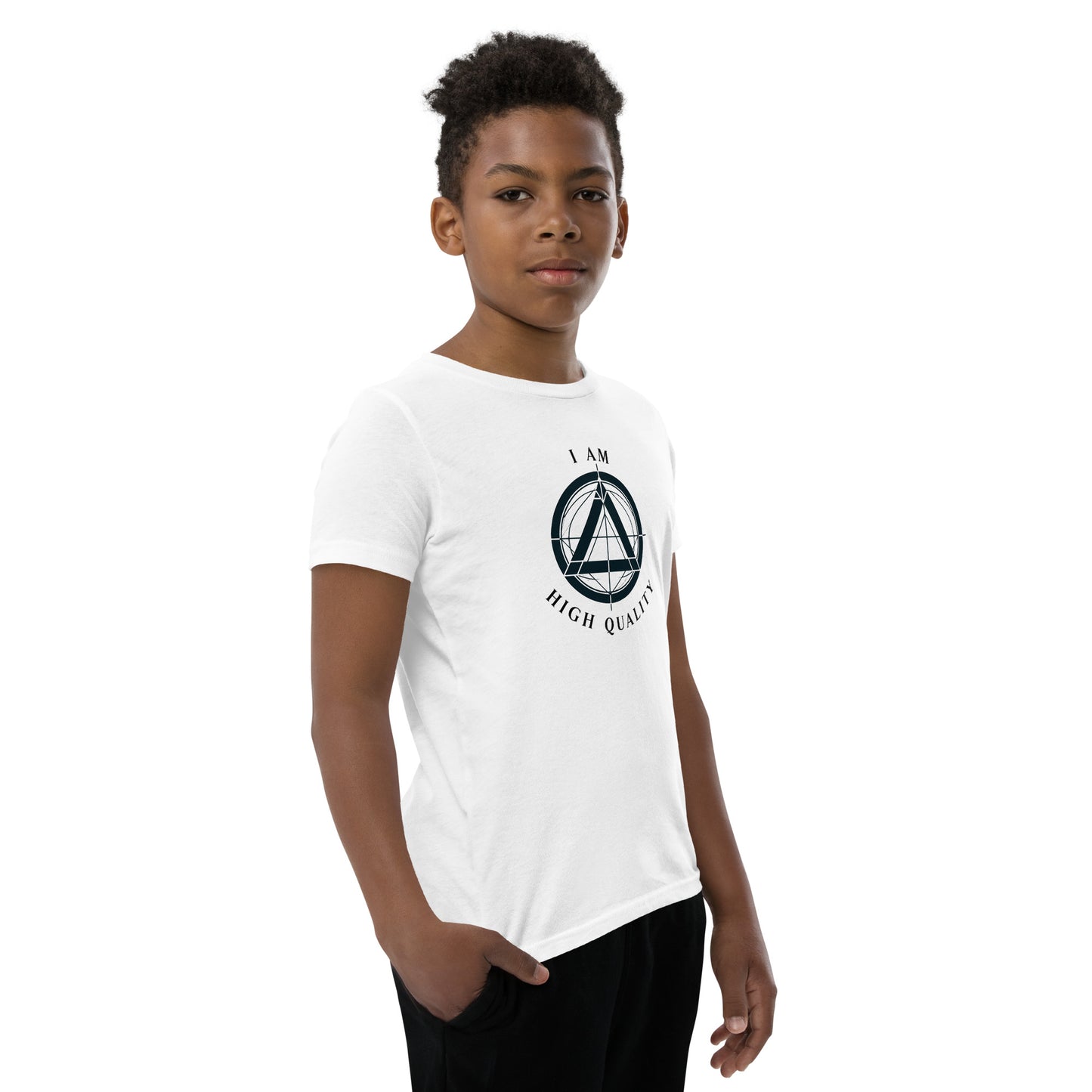 I Am High quality Youth Short Sleeve T-Shirt